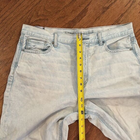 American Eagle jeans, distressed, white washed, size 14 - Picture 7 of 14